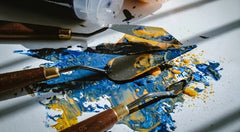 Comparison between Painting knife and Palette knife