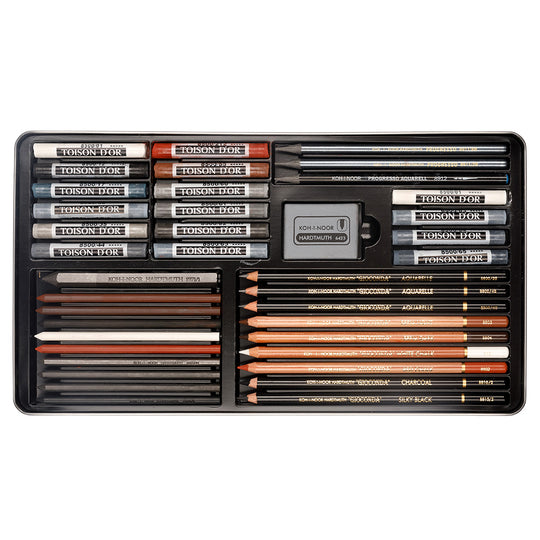 Koh-I-Noor Gioconda 39 Piece Art Drawing Set