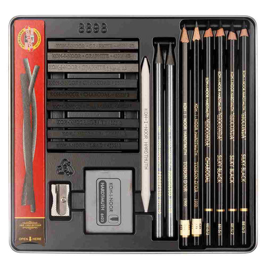 Koh-I-Noor Gioconda 21 Piece Art Drawing Set