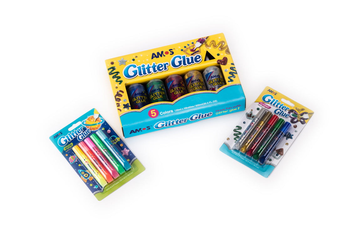 Amos Glitter Glue Packs
