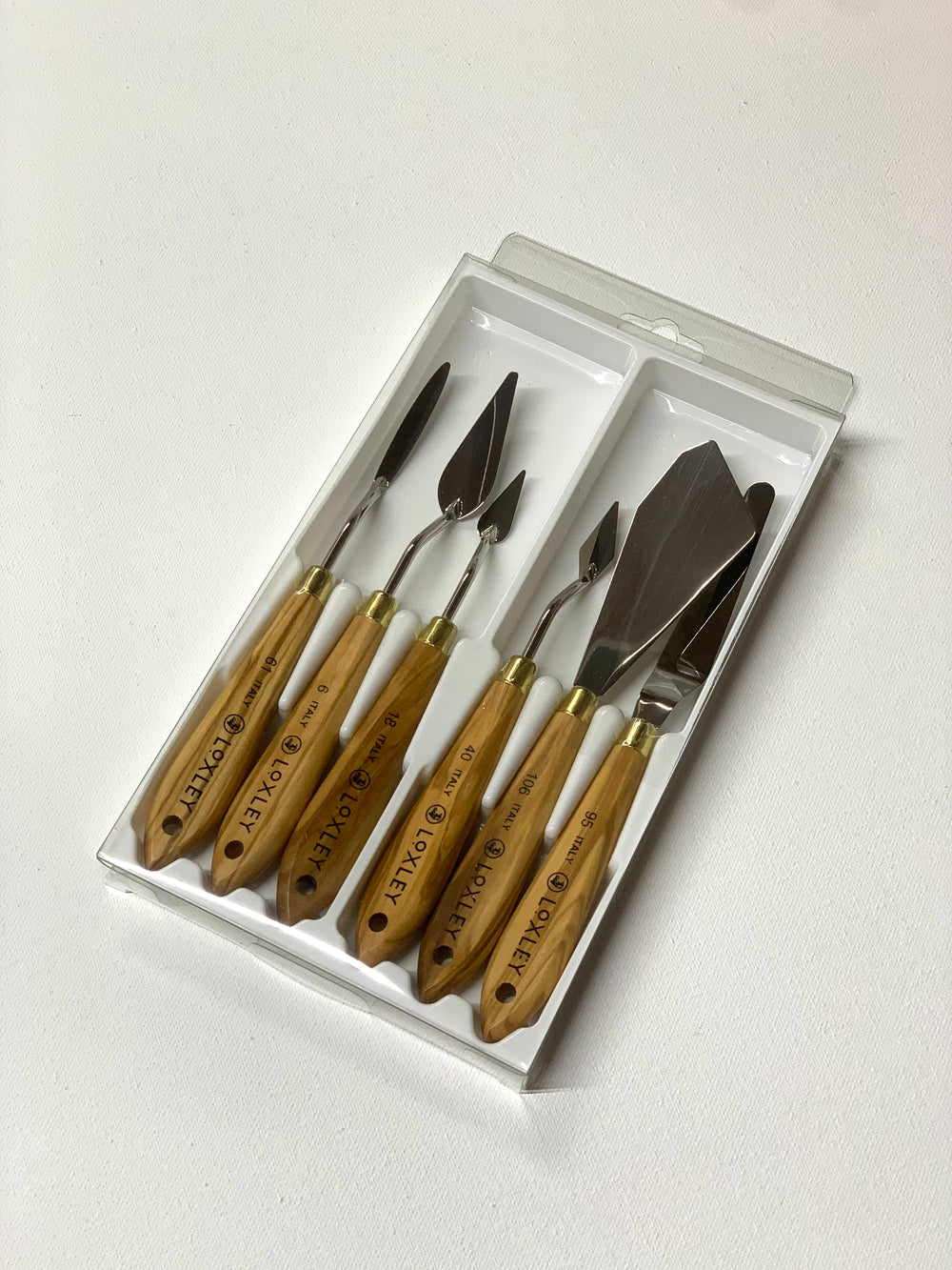 LOXLEY DELUXE PALETTE KNIFE SET OF 6