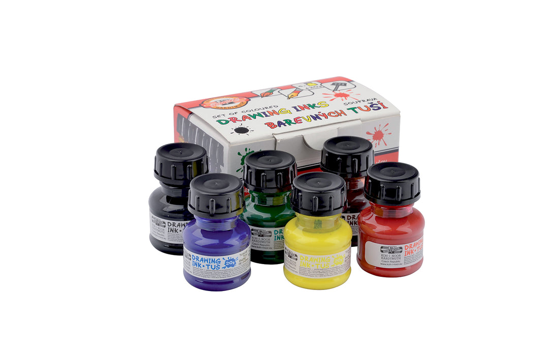 Koh-I-Noor Drawing Ink – Set of 6