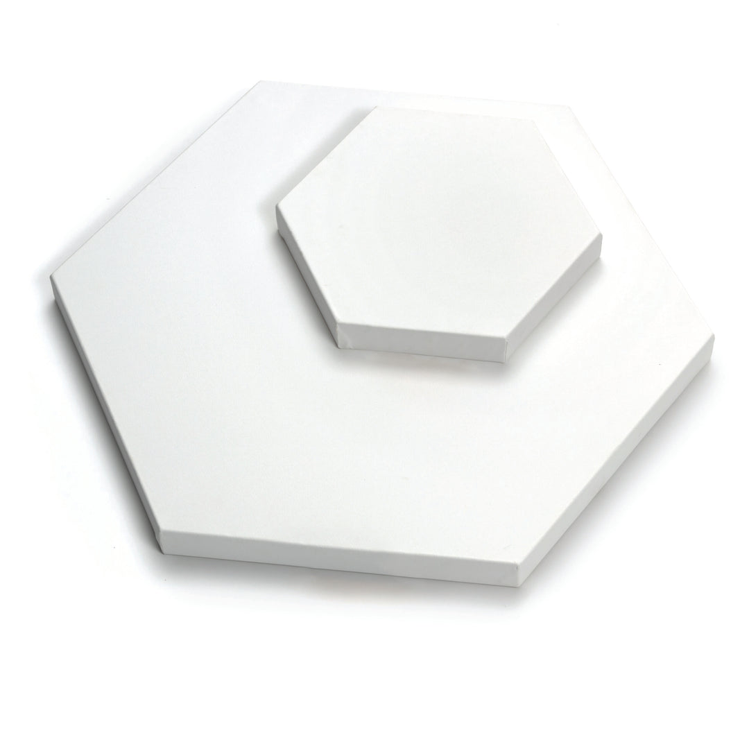 Loxley Chunky Hexagonal Canvas Large – 38mm Depth - Pack of 2 - WEEKEND FLASH SALE
