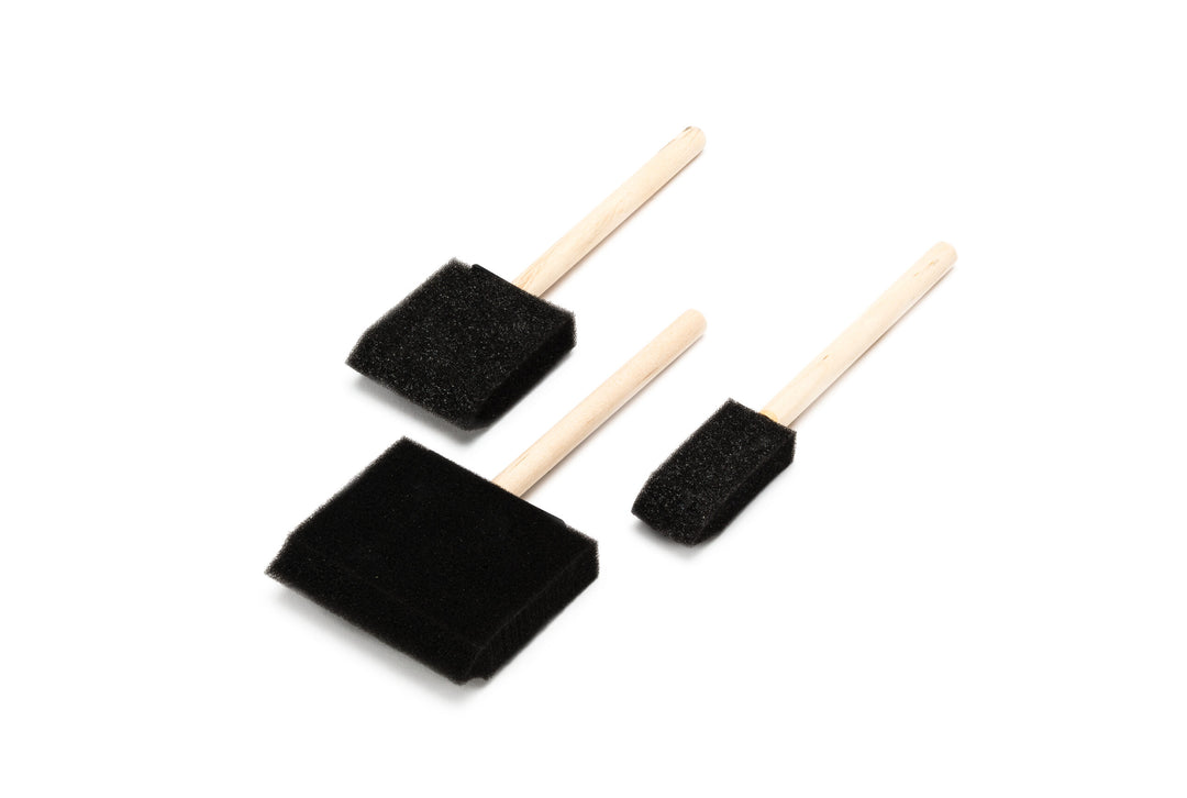 Loxley Foam Brush pack of 3 different sizes