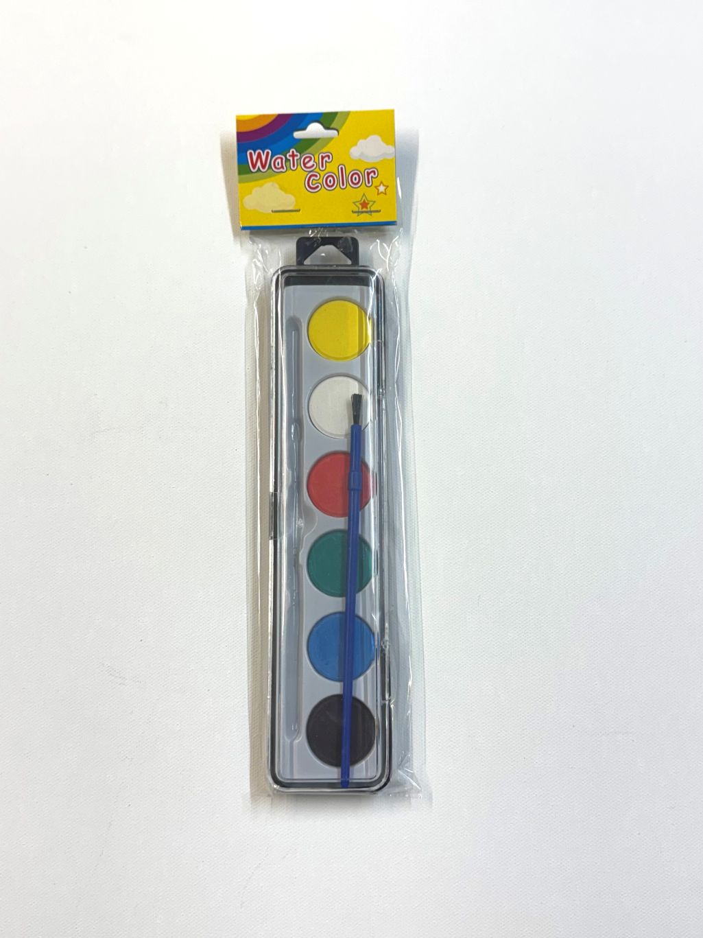 Paint Disc Set - 6 Colours + Brush