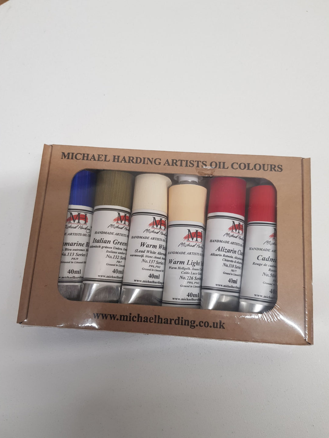 Michael Harding Oil Paint Portrait Set (Lead Free) of 6 x 40ml tubes
