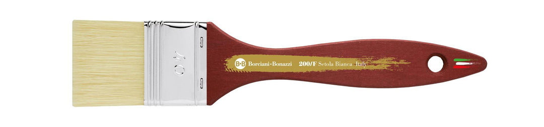 Series 200/F Simple Thickness Mottler with White Hog Bristle and Wooden Handle. Flash Sale 25% off when you add to Basket