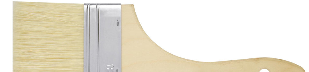 Series 208 Double Thickness Mottler with White Hog Bristle and Wooden Handle
