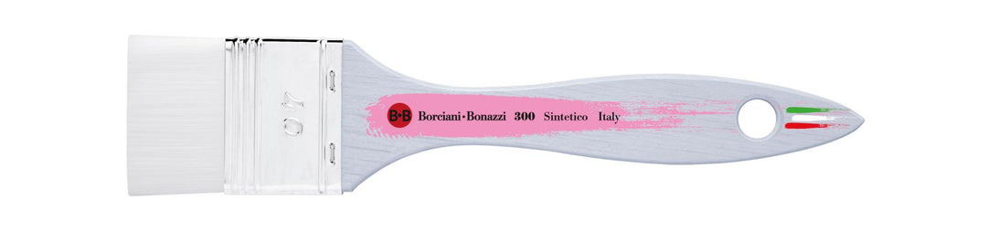 Series 300 Mottler with White Synthetic Fibre and Wooden Handle