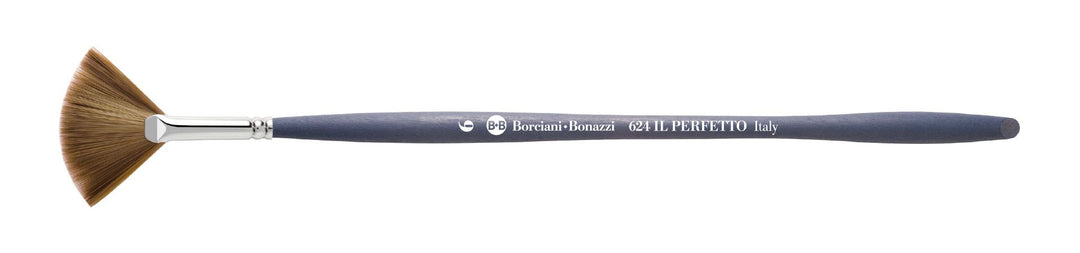 Series 624 Il Perfetto Fan Brush with Kolinsky Synthetic Sable