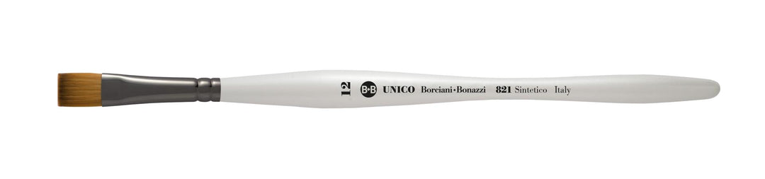 Borciani Bonazzi Unico Fiammato Series 821 Flat Brush