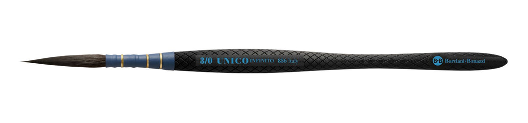 Borciani Bonazzi Series 856 Unico Infinito Il Liner Extra-Long Quill Brush with Hidro Synthetic Fibre and Resin Handle