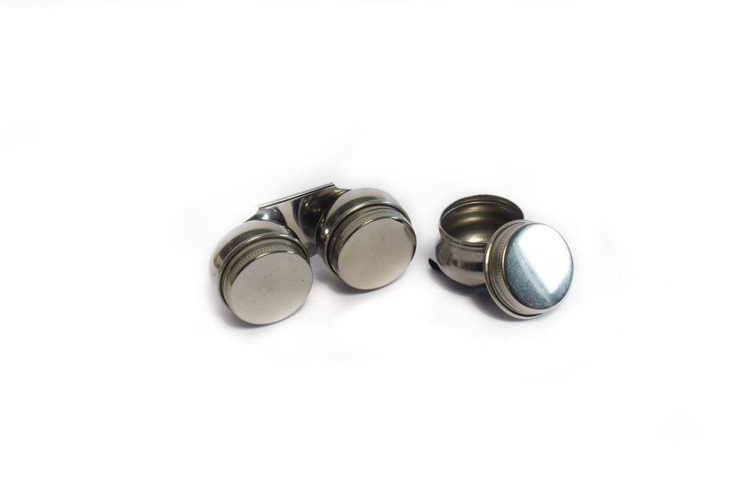 Metal Oil Dippers, Single & Double with Lid