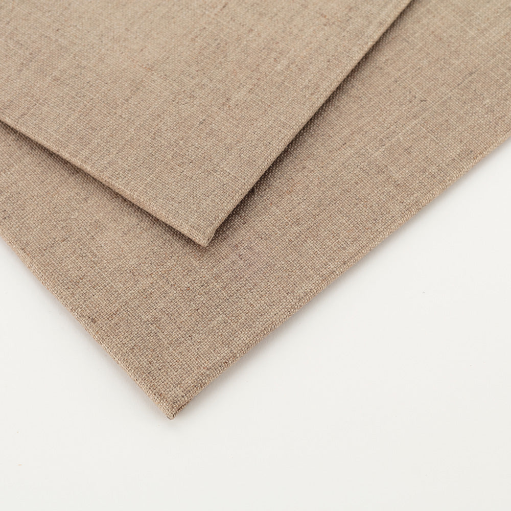 Loxley Linen Panel with Clear Gesso