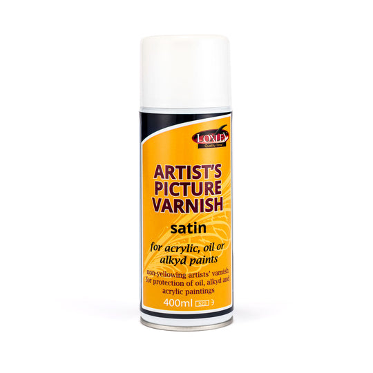 Artists’ Satin Picture Varnish – Aerosol - MASSIVE FLASH SALE