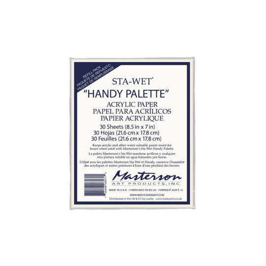 Masterson Sta-Wet Handy Palette & Refills