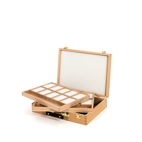 Epworth – 2 Tray Wooden Pastel Box