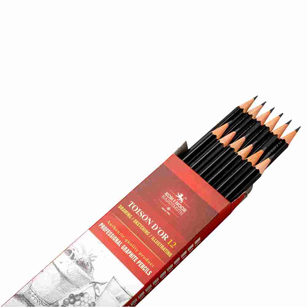 Koh-I-Noor Toison D'or Graphite Pencils 2B