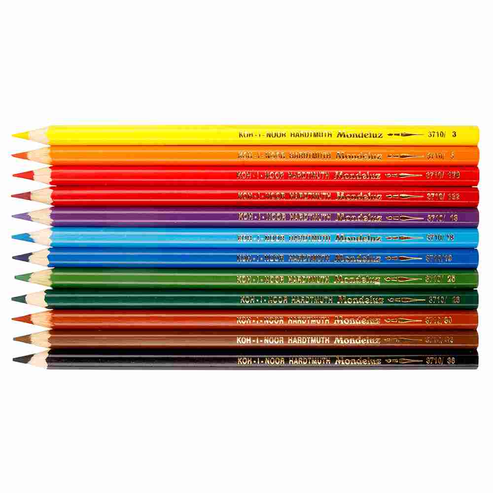 Koh I Noor Mondeluz GOLD aquarelpotlood - SET 36 Algemeen - Arts and Koh I Noor Mondeluz GOLD aquarelpotlood - SET 36 Algemeen - Arts and