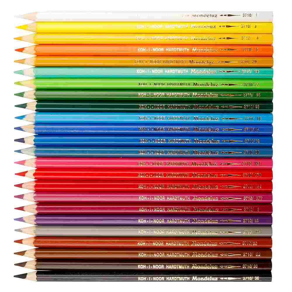 KOH-I-NOOR 3727 Lápices Mondeluz acuarela de colores - Surtido de Color (juego de 48 KOH-I-NOOR 3727 Lápices Mondeluz acuarela de colores - Surtido de Color (juego de 48