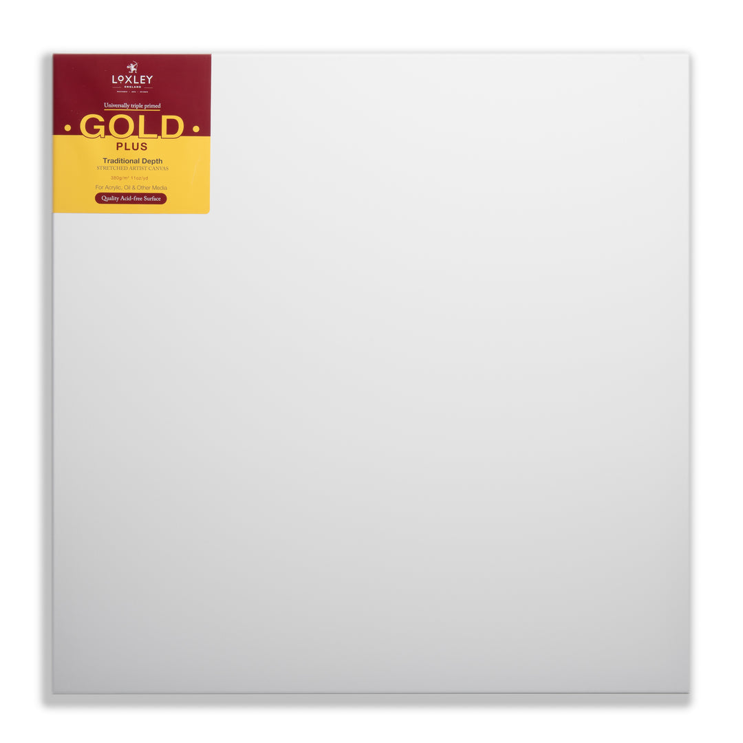 Loxley Gold Plus Stretched Canvas 20mm Depth Size 1016 x 1016mm (40 x 40") ✨BLACK FRIDAY SALE✨BIG CANVAS, BIG SAVING