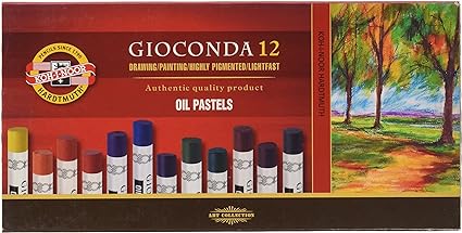 Koh-I-Noor Artists Oil Pastels - Pack of 12
