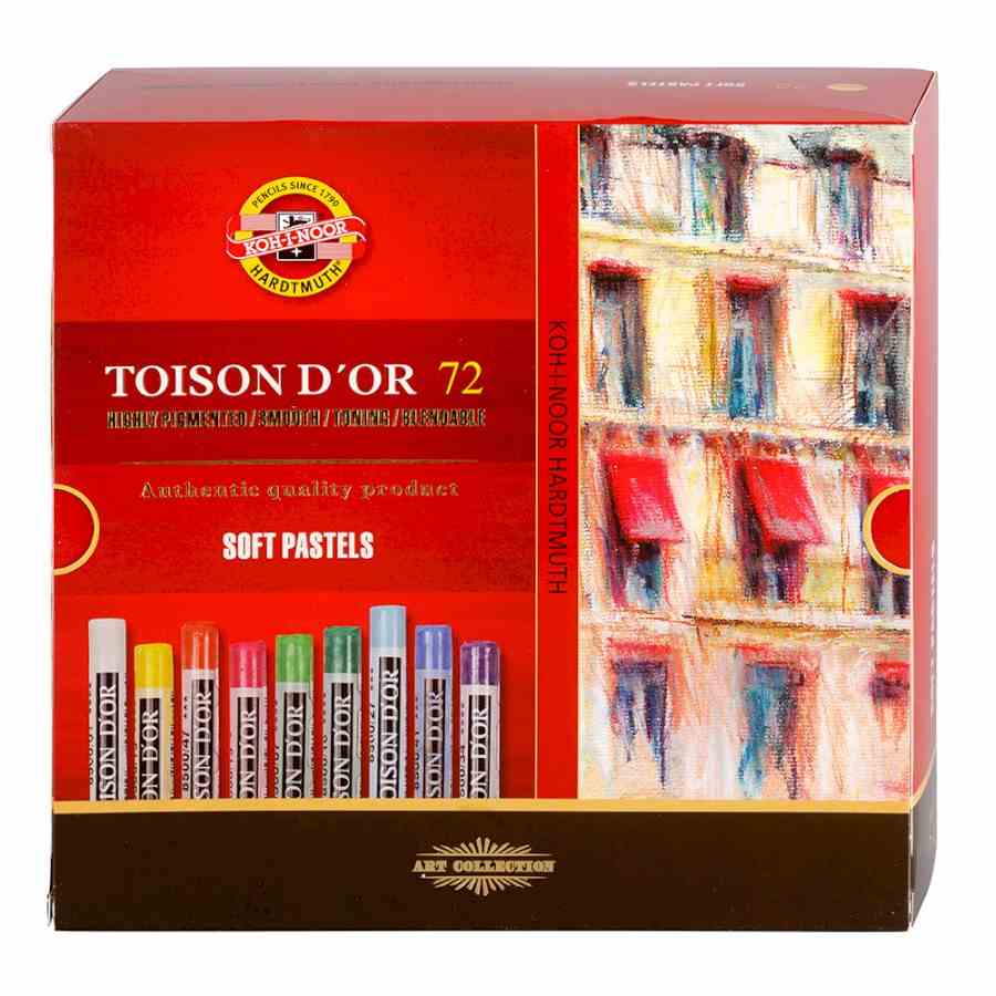 Koh-I-Noor Toison D'Or Soft Round Pastels Set of 72 - Flash Sale