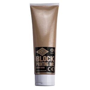 Metallic Premium Block Printing Ink 300ml Water-Based