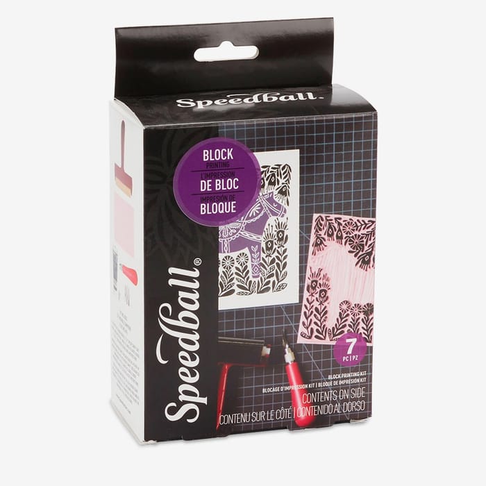 SPEEDBALL Super Value Water-Soluble Block Printing Starter Kit