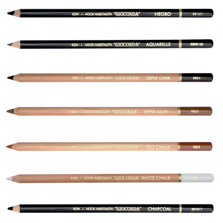 KOH-I-NOOR Gioconda Sketching Pencils, Tonal Shades