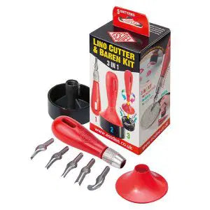 Lino Cutter & Barren Kit - 3 in 1