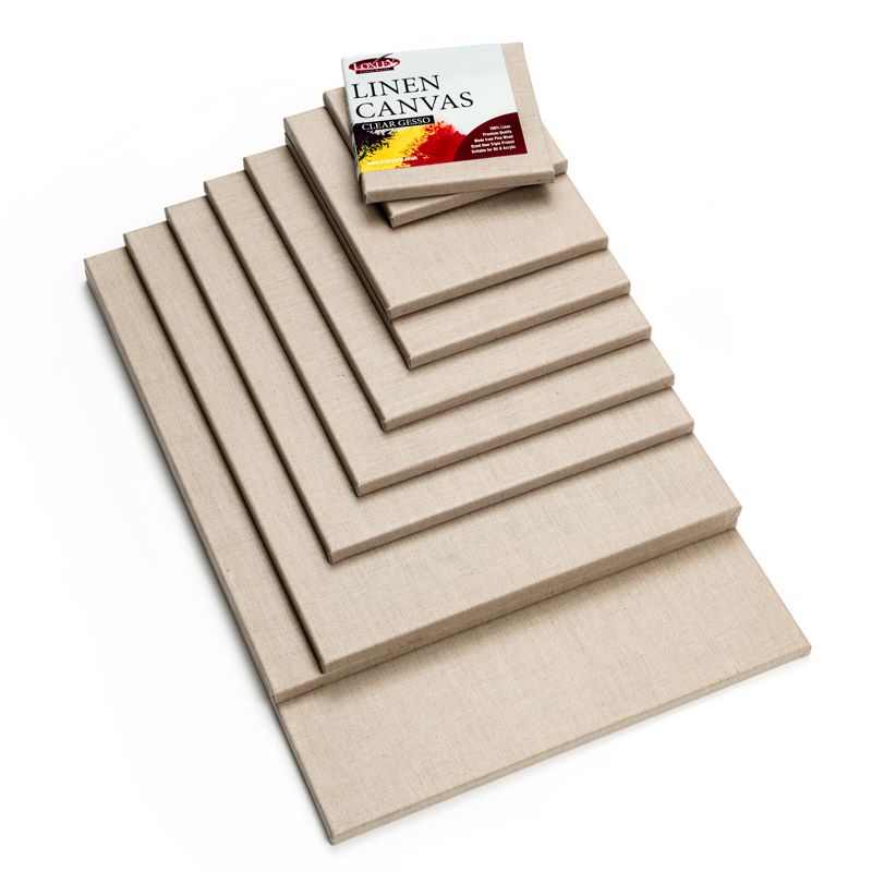 Loxley Masters Linen Canvas with Clear Gesso