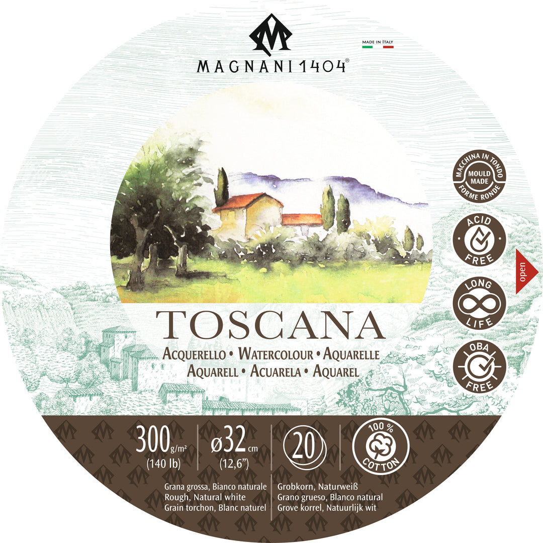 Magnani 1404 TOSCANA Tondi Block  Diametre 300gsm Rough
