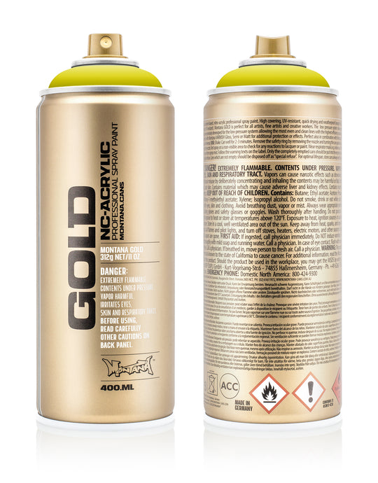 MONTANA GOLD ACRYLIC SPRAY PAINT CANS