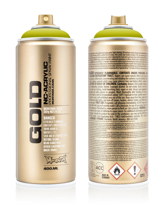 MONTANA GOLD ACRYLIC SPRAY PAINT CANS
