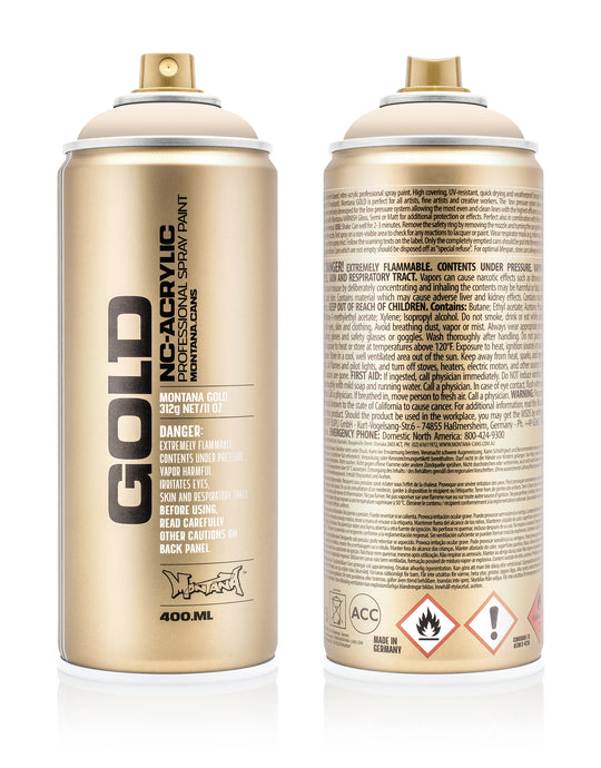 MONTANA GOLD ACRYLIC SPRAY PAINT CANS