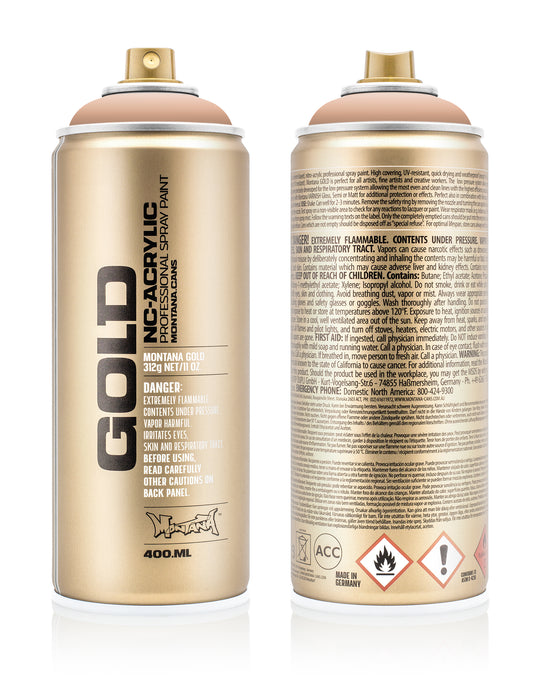 MONTANA GOLD ACRYLIC SPRAY PAINT CANS
