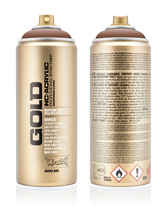 MONTANA GOLD ACRYLIC SPRAY PAINT CANS