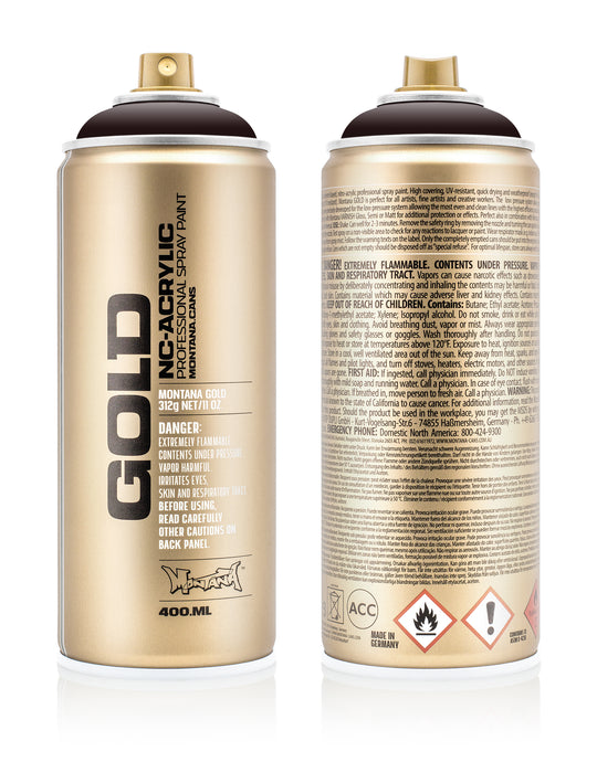 MONTANA GOLD ACRYLIC SPRAY PAINT CANS