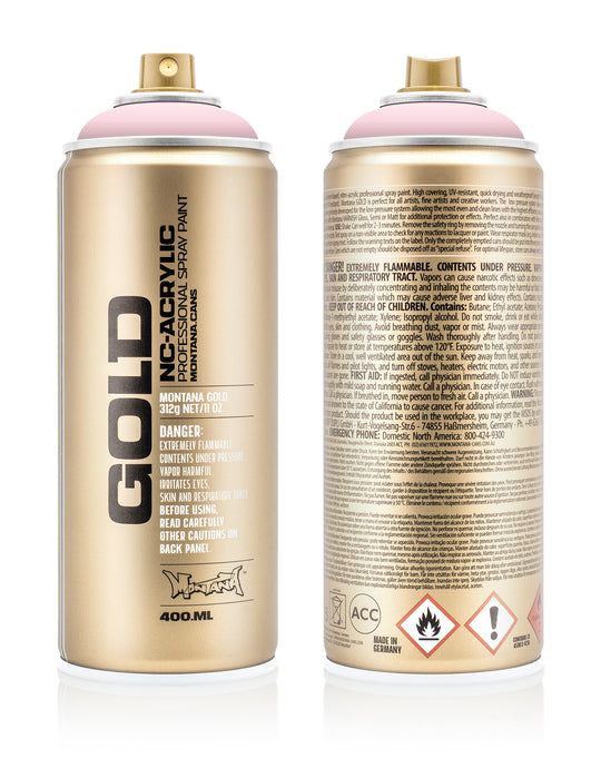 MONTANA GOLD ACRYLIC SPRAY PAINT CANS