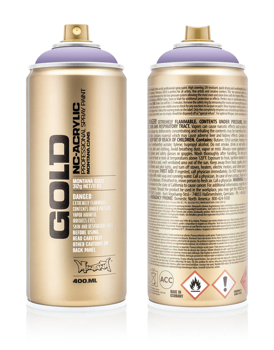 MONTANA GOLD ACRYLIC SPRAY PAINT CANS