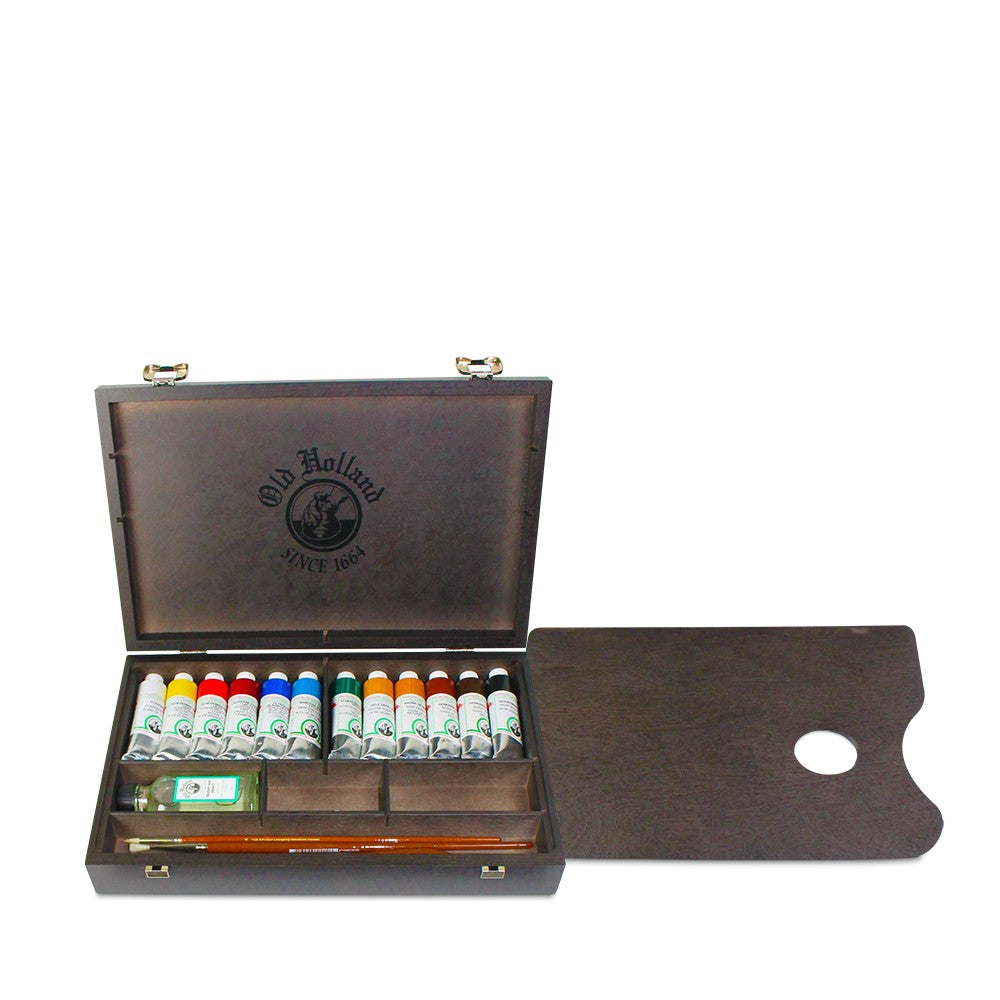 Old Holland Classic Oil Paint Wooden Box set