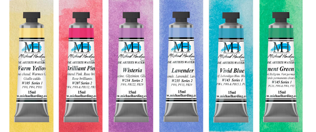 Watercolour Pastel Selection Set 6x15ml