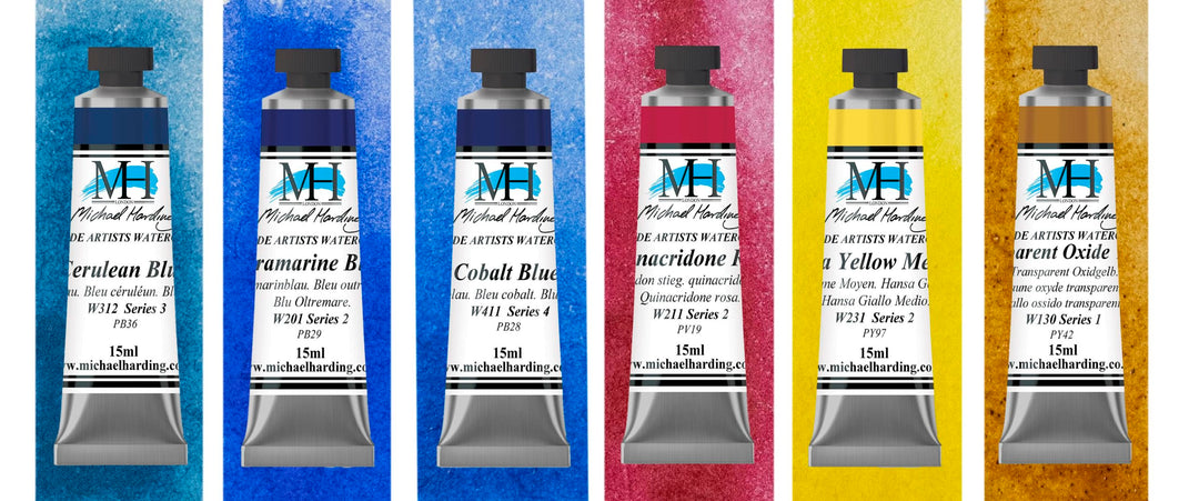 Watercolour Poppy Balser Set 6x15ml