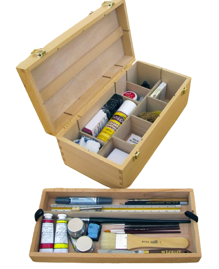 Loxley Howden - Artists' Wooden Box with Lift Out Tray