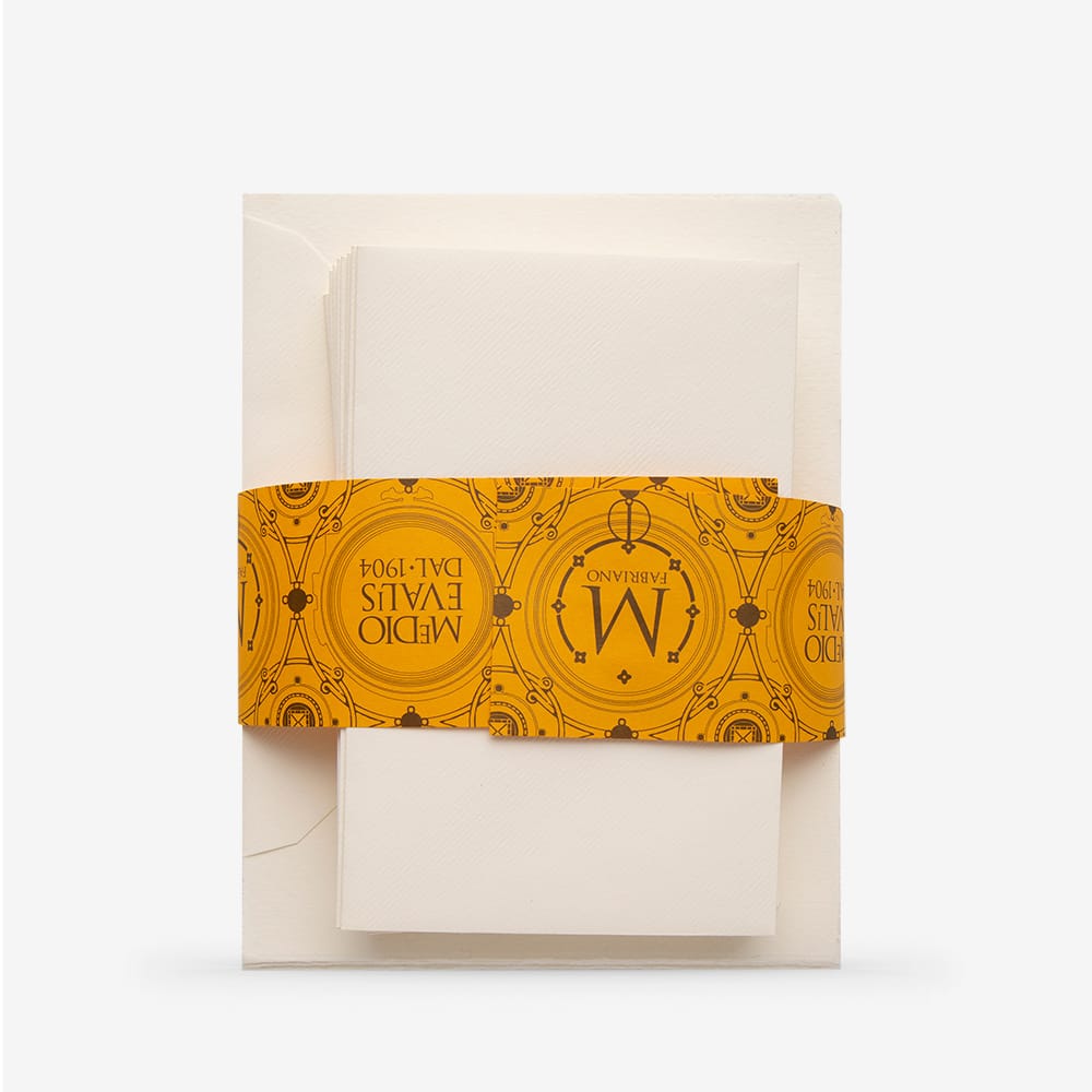 Fabriano MEDIOEVALIS Folded Card & Envelope 130 x 170 mm Pack 20