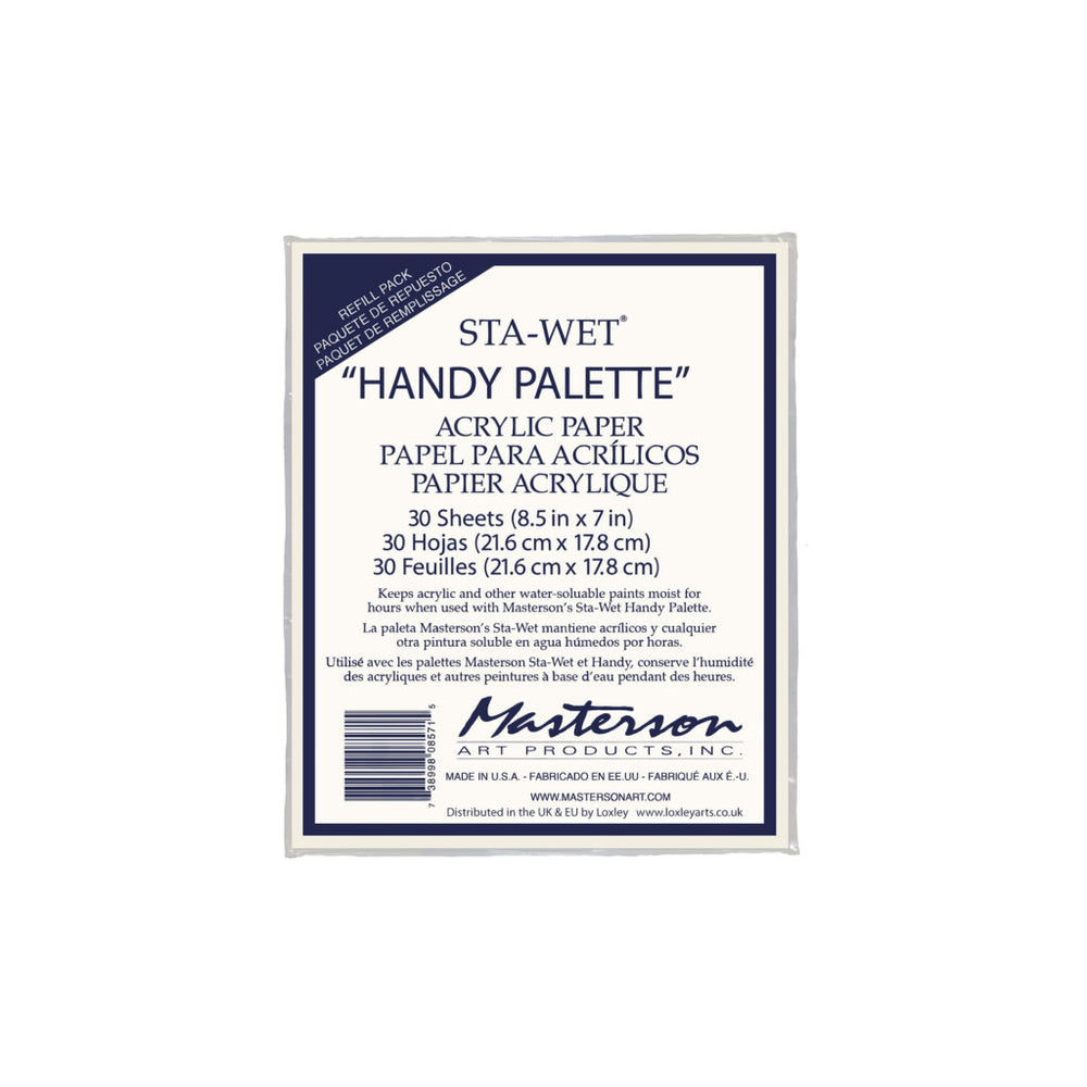 Masterson Sta-Wet Handy Palette & Refils