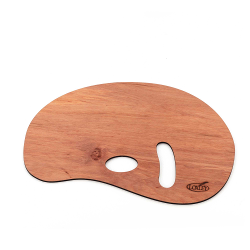 Oval Anatomical Wooden Art Palette